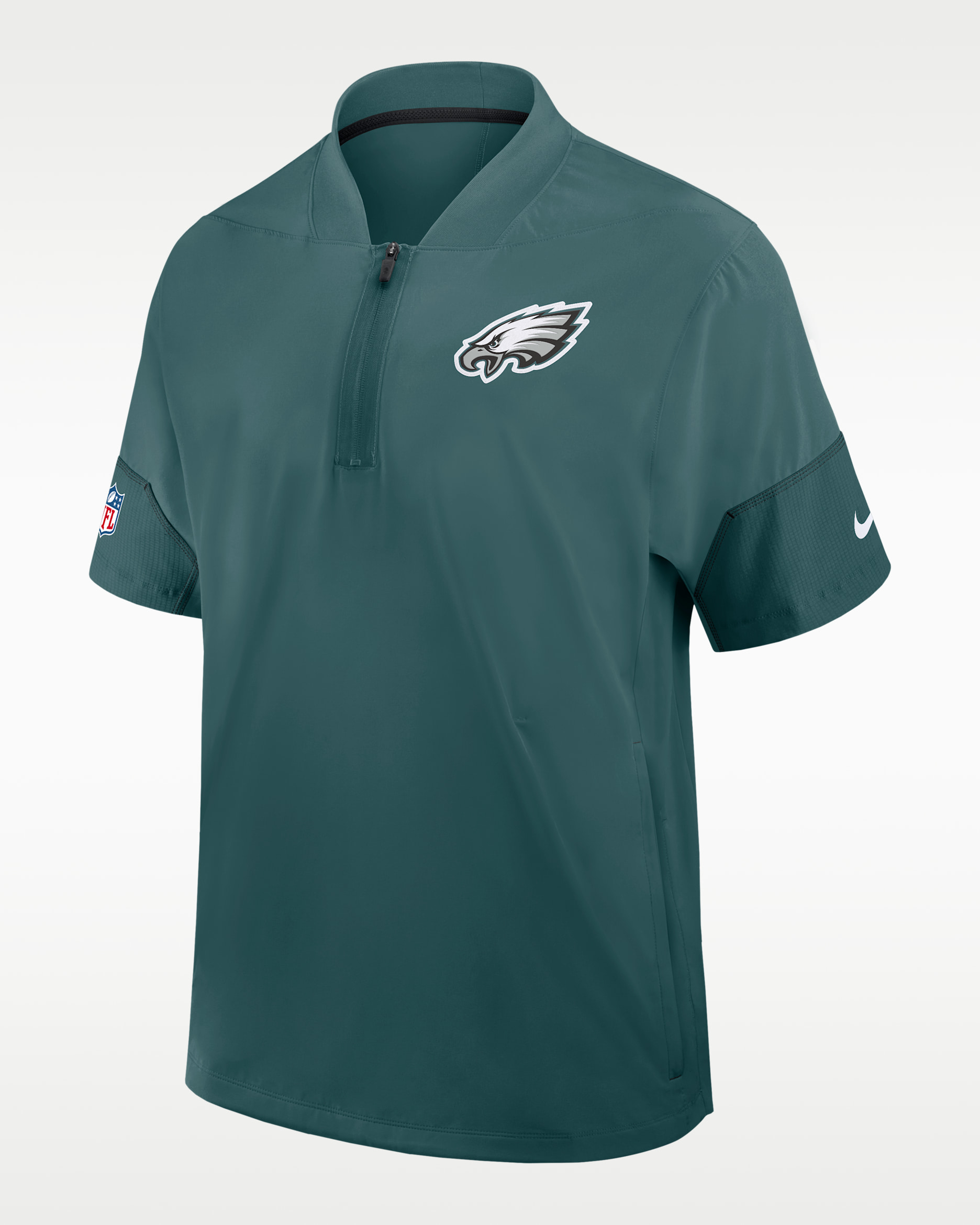 Philadelphia Eagles Sideline Coach Men's Nike NFL 1/2-Zip Short